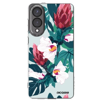 Picasee silikónový prehľadný obal pre Samsung Galaxy S25 Edge 5G - Rhododendron