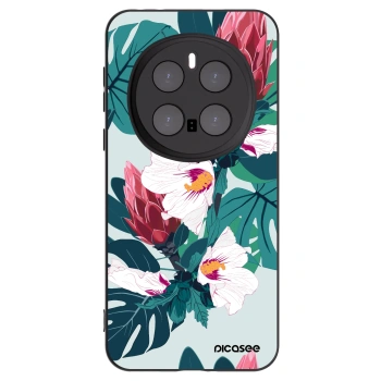 Picasee silikónový čierny obal pre Honor Magic7 Pro 5G - Rhododendron