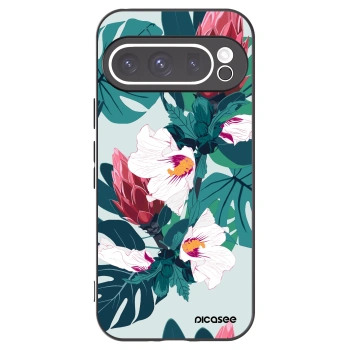 Picasee silikónový čierny obal pre Google Pixel 9 Pro - Rhododendron