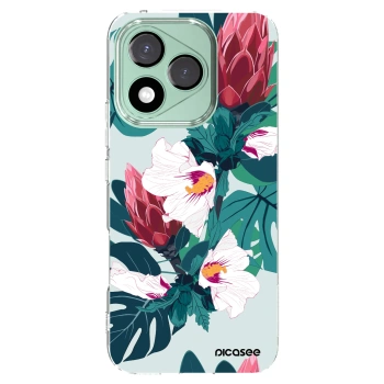 Picasee silikónový prehľadný obal pre Honor 400 Lite 5G - Rhododendron