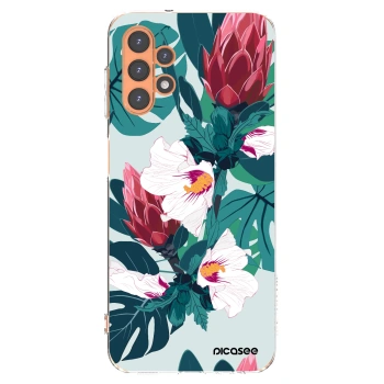 Picasee silikónový prehľadný obal pre Samsung Galaxy A13 5G - Rhododendron