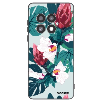 Picasee silikónový čierny obal pre OnePlus 13 5G - Rhododendron
