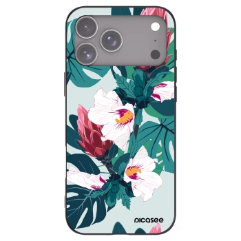 Picasee silikónový čierny obal pre Apple iPhone 17 Pro Max - Rhododendron