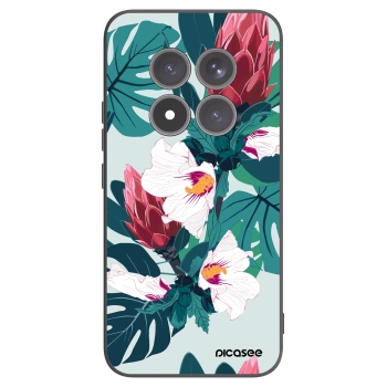 Picasee silikónový čierny obal pre Xiaomi Redmi Note 15 Pro+ - Rhododendron