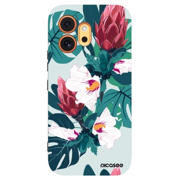 Picasee silikónový čierny obal pre Honor 600 - Rhododendron