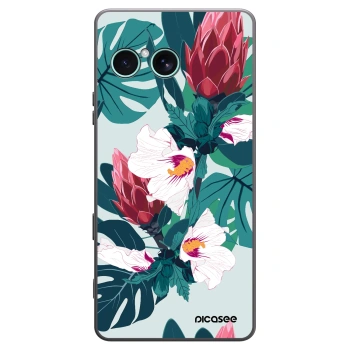 Picasee silikónový čierny obal pre Sony Xperia 10 VII - Rhododendron