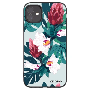 Picasee silikónový čierny obal pre Apple iPhone 11 - Rhododendron