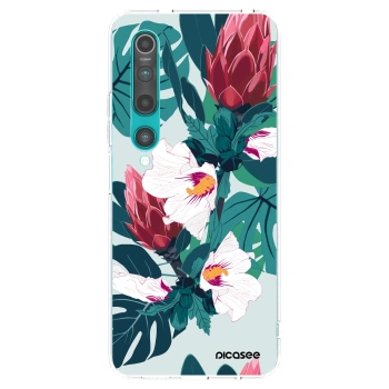 Picasee silikónový prehľadný obal pre Xiaomi Mi 10 - Rhododendron