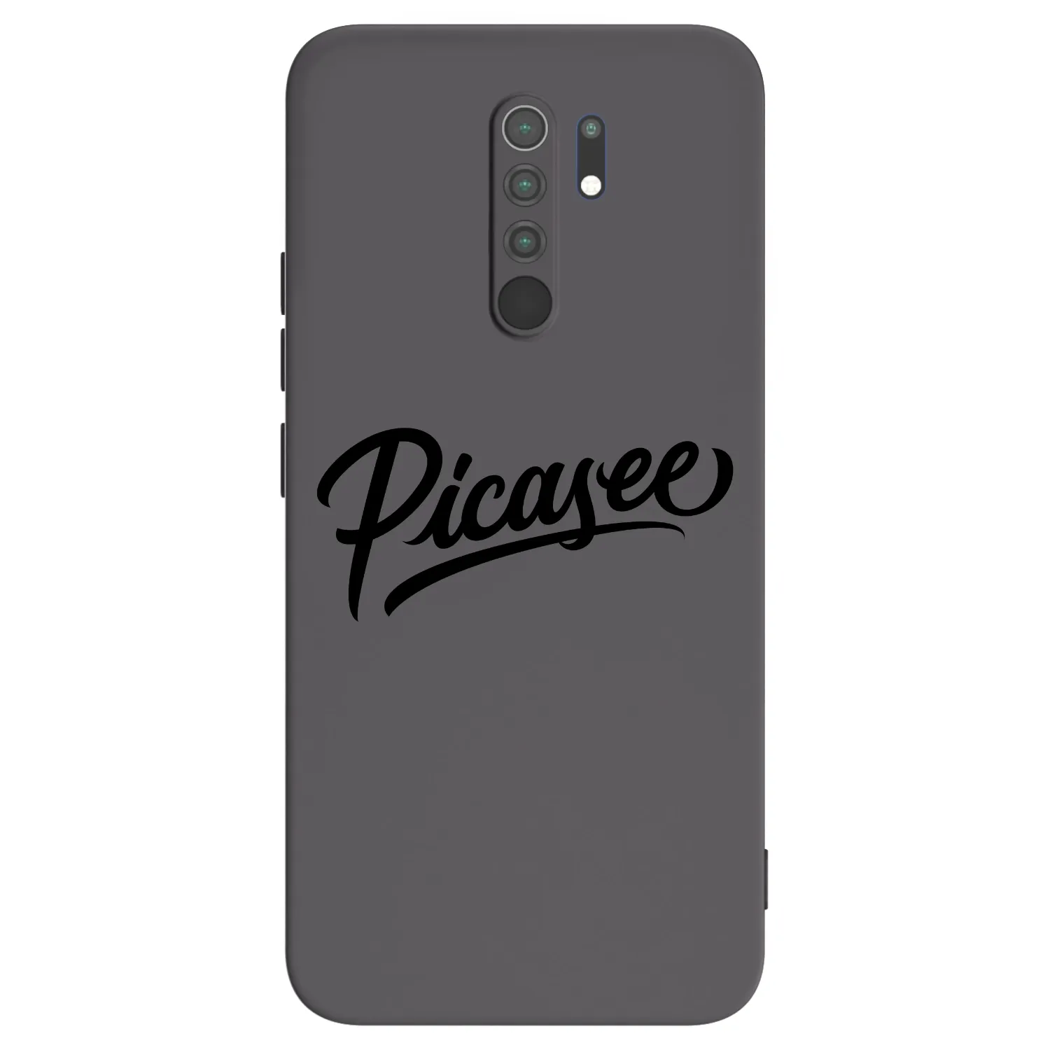 Picasee silikónový čierny obal pre Xiaomi Redmi 9 - Picasee - old logo - black
