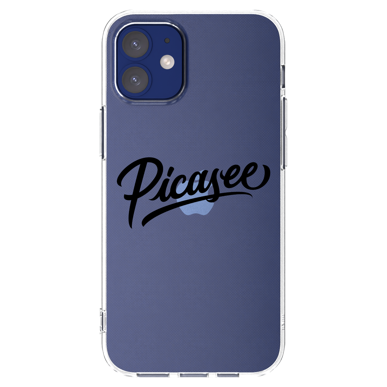 Picasee silikónový prehľadný obal pre Apple iPhone 12 mini - Picasee - old logo - black