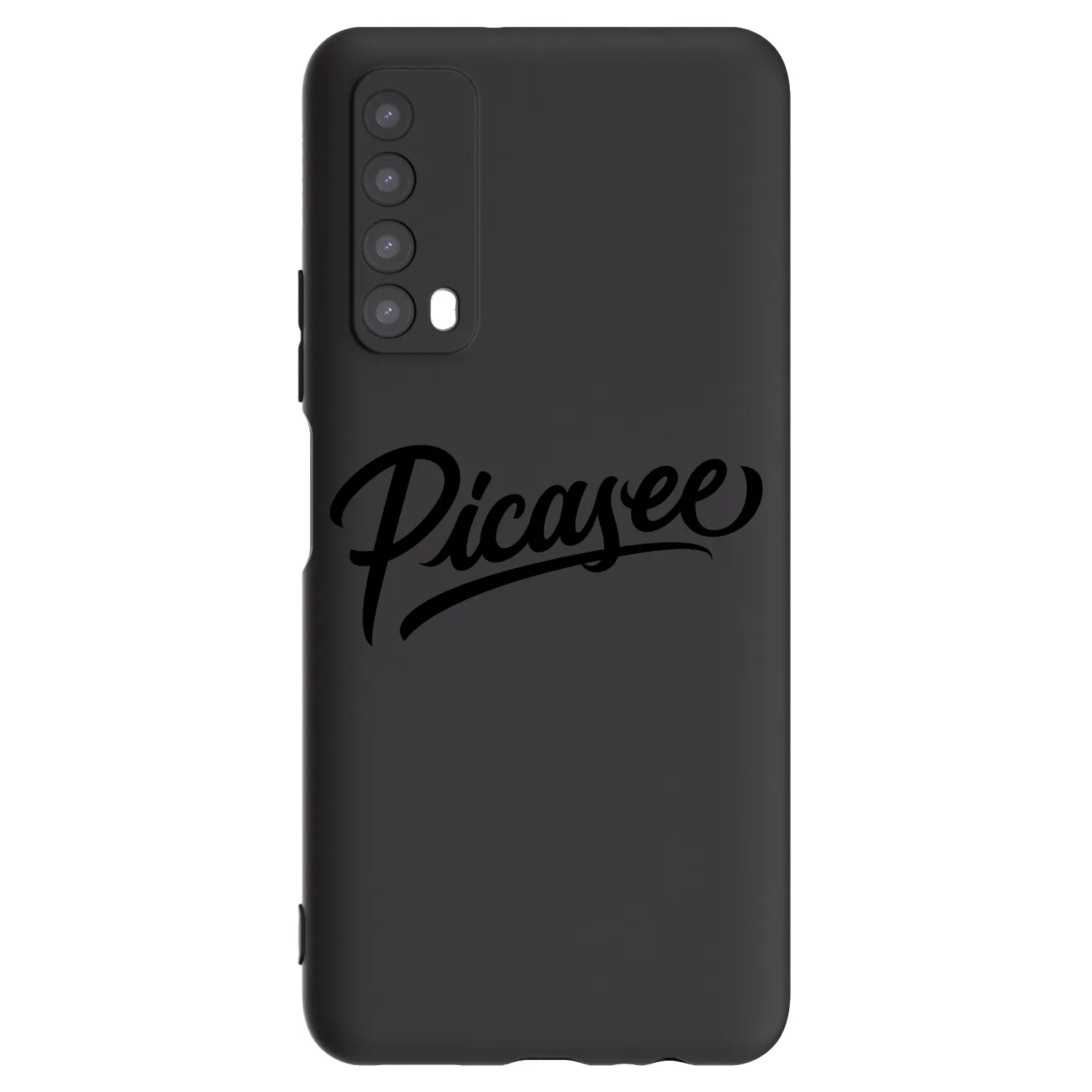 Picasee silikónový čierny obal pre Huawei P Smart 2021 - Picasee - old logo - black