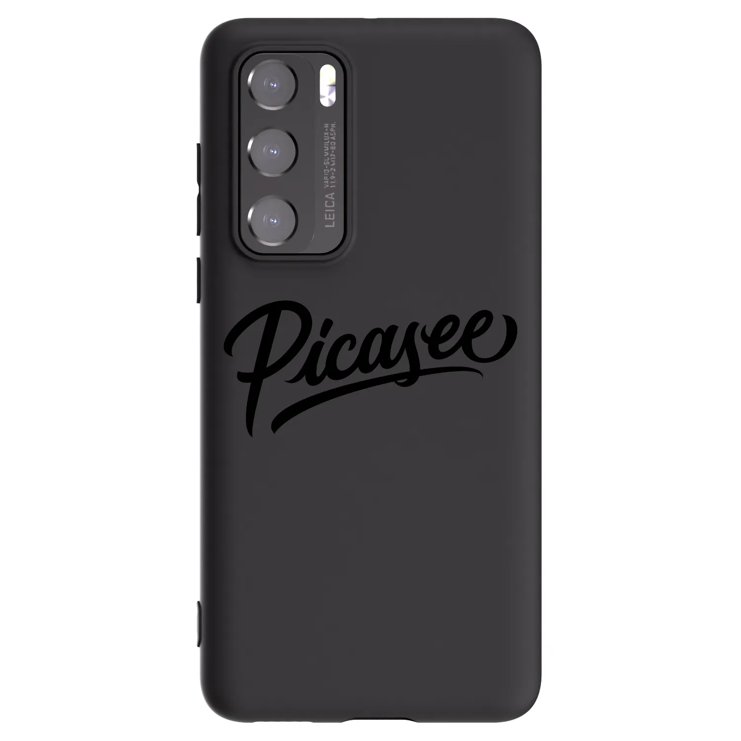 Picasee silikónový čierny obal pre Huawei P40 - Picasee - old logo - black