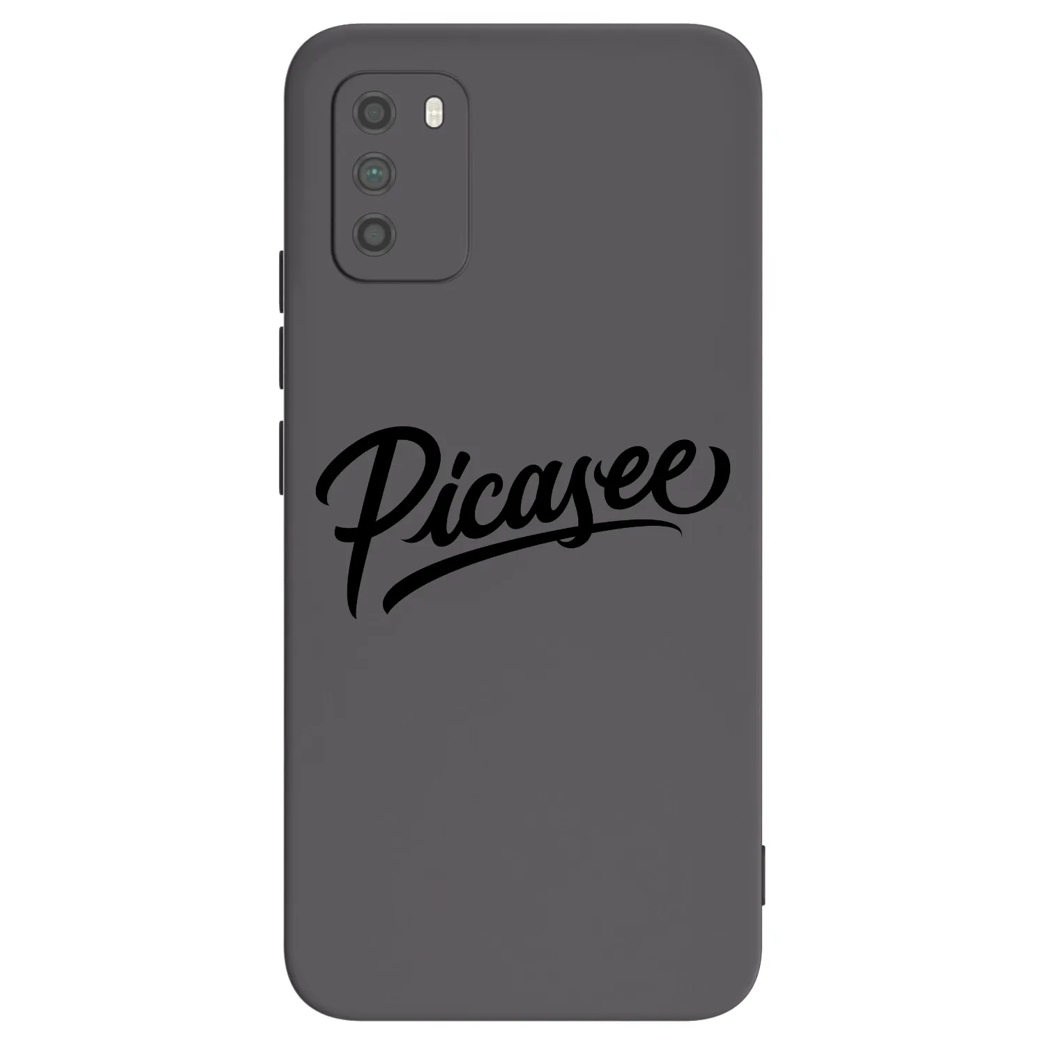 Picasee silikónový čierny obal pre Xiaomi Poco M3 - Picasee - old logo - black