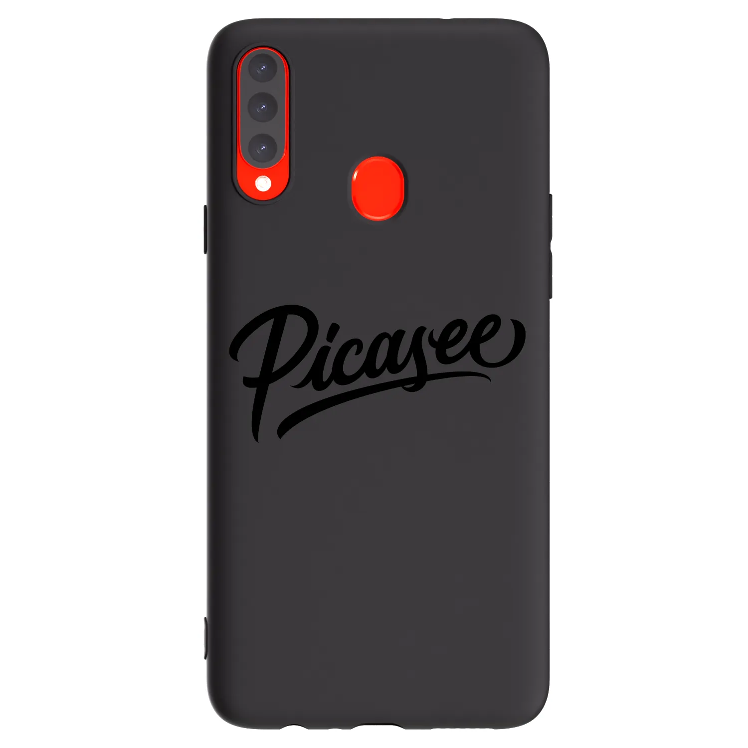 Picasee silikónový čierny obal pre Samsung Galaxy A20s - Picasee - old logo - black