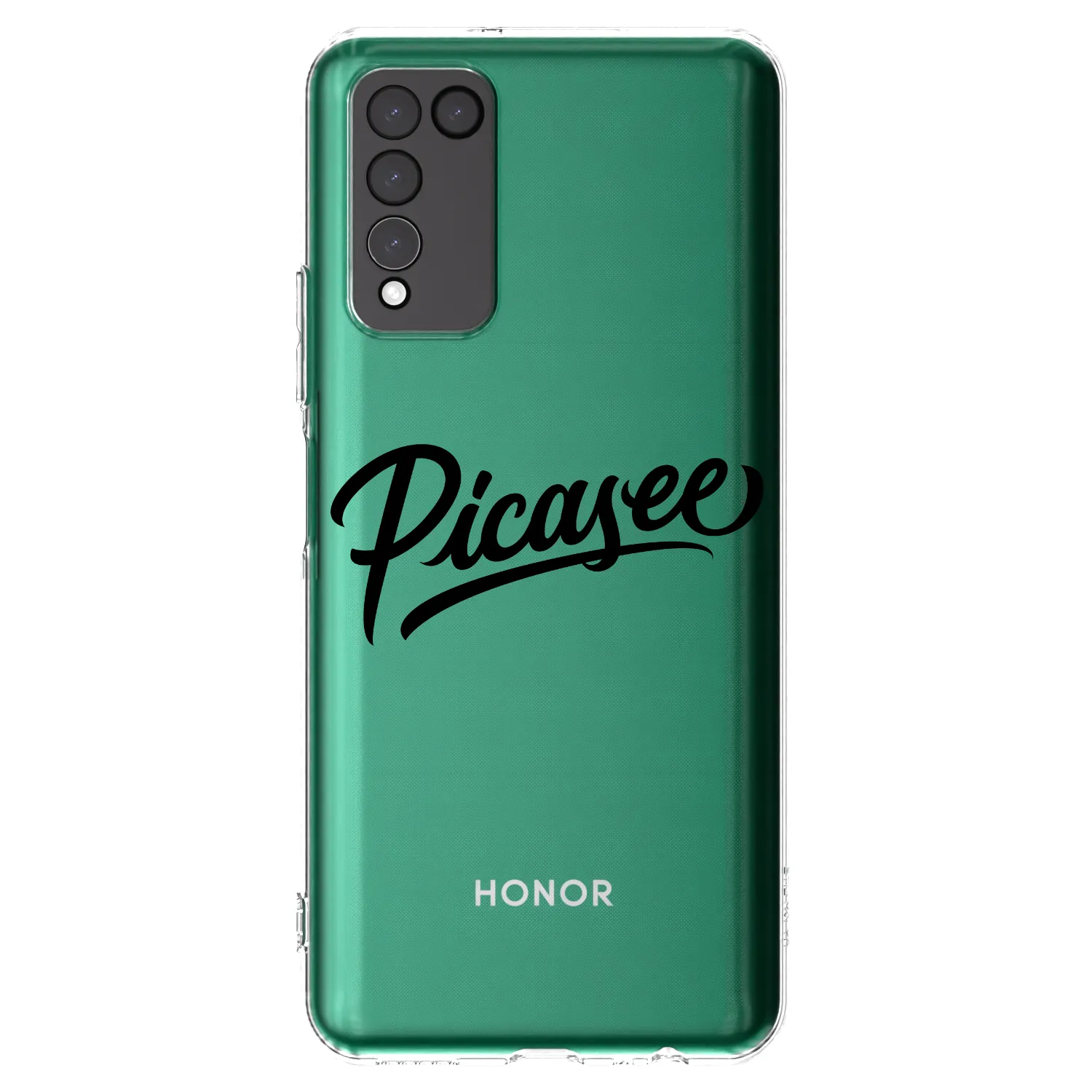Picasee silikónový prehľadný obal pre Honor 10X Lite - Picasee - old logo - black