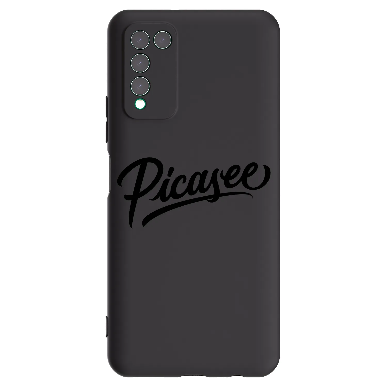 Picasee silikónový čierny obal pre Honor 10X Lite - Picasee - old logo - black
