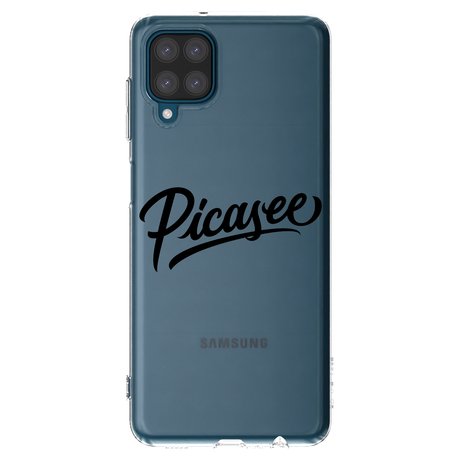Picasee silikónový prehľadný obal pre Samsung Galaxy A12 A125F - Picasee - old logo - black