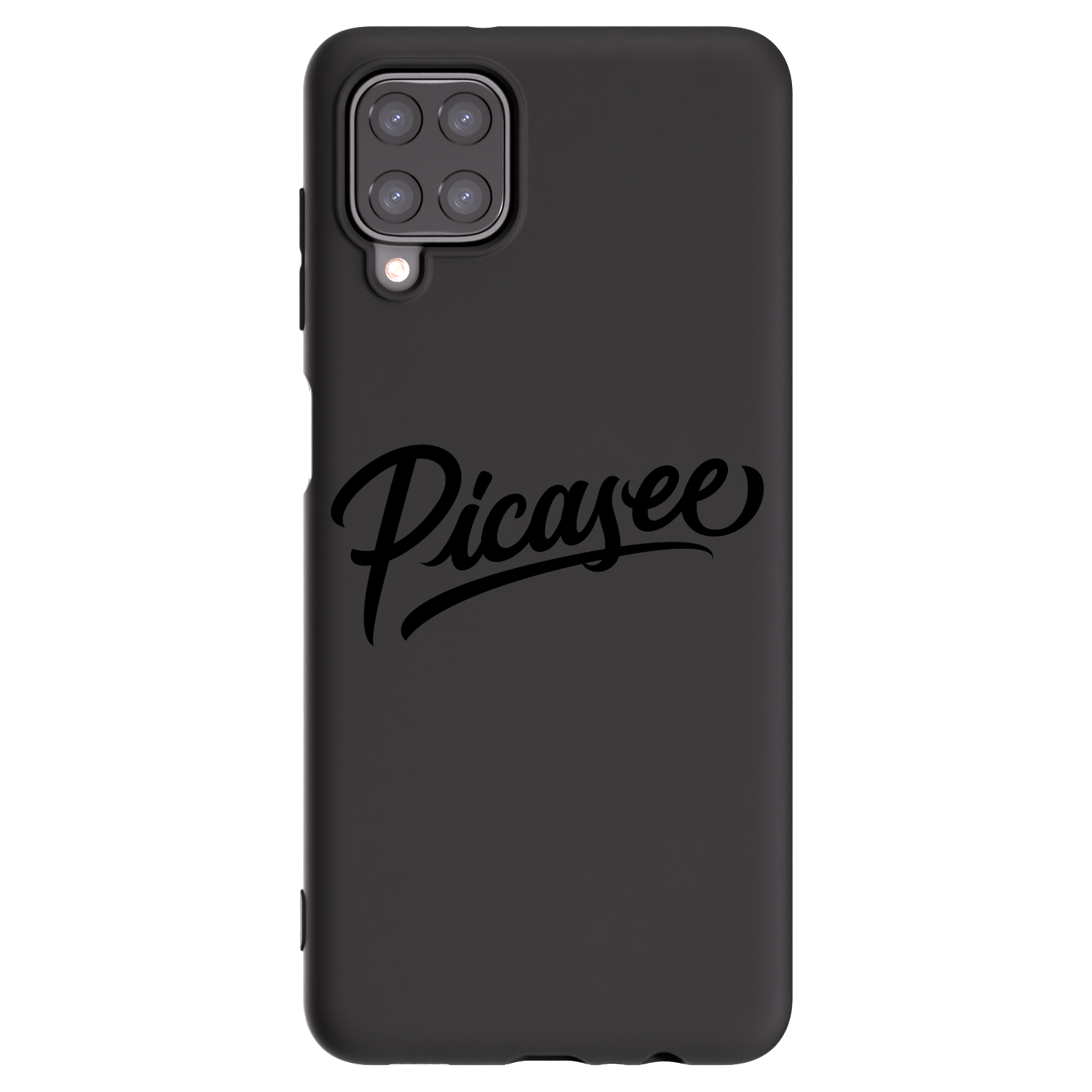 Picasee silikónový čierny obal pre Samsung Galaxy A12 A125F - Picasee - old logo - black