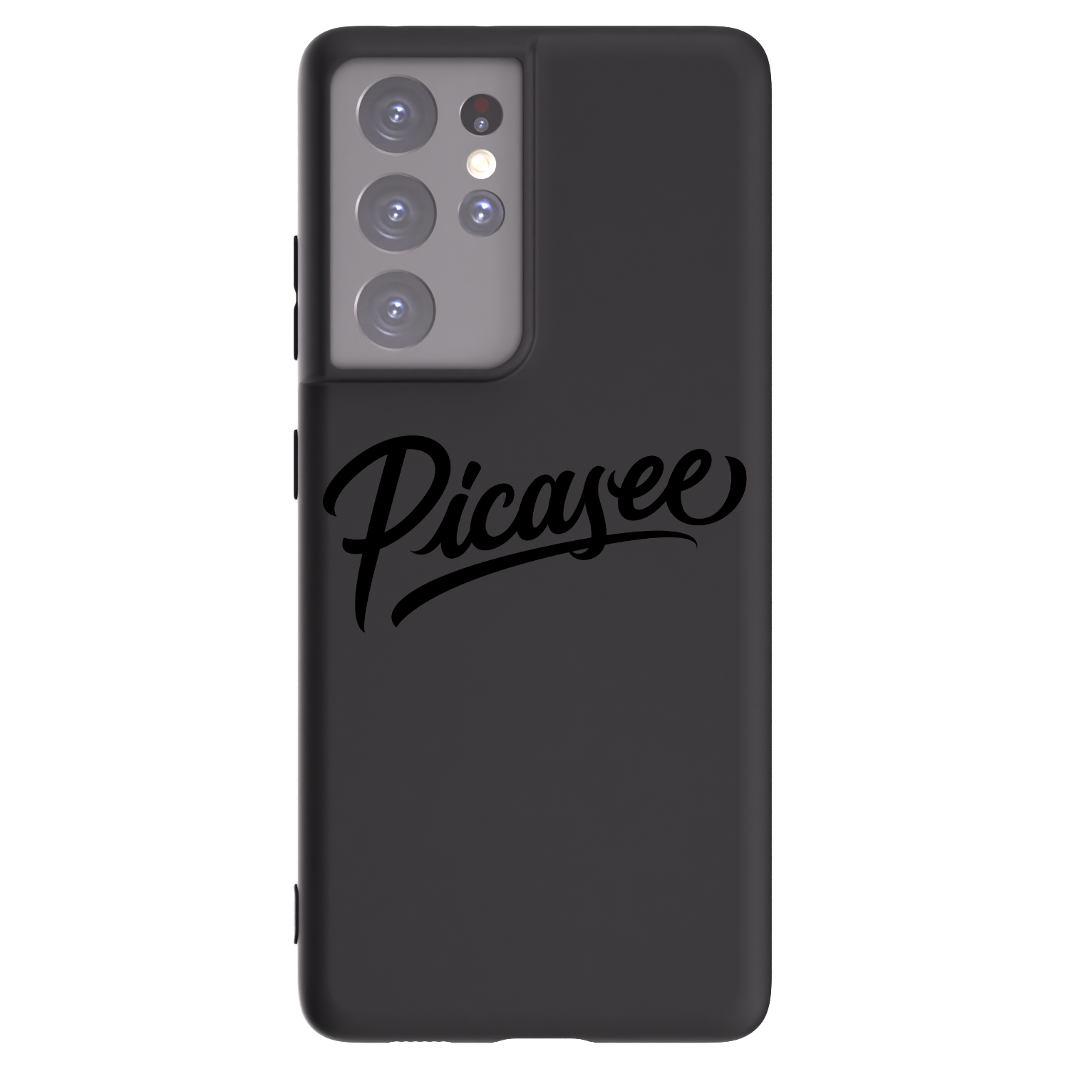 Picasee silikónový čierny obal pre Samsung Galaxy S21 Ultra 5G G998B - Picasee - old logo - black