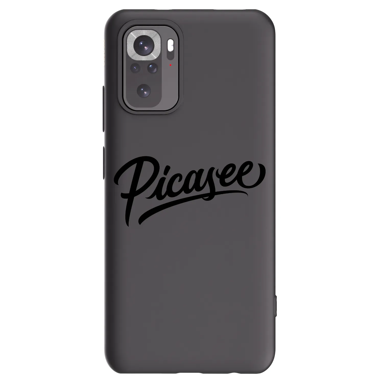 Picasee silikónový čierny obal pre Xiaomi Redmi Note 10 - Picasee - old logo - black