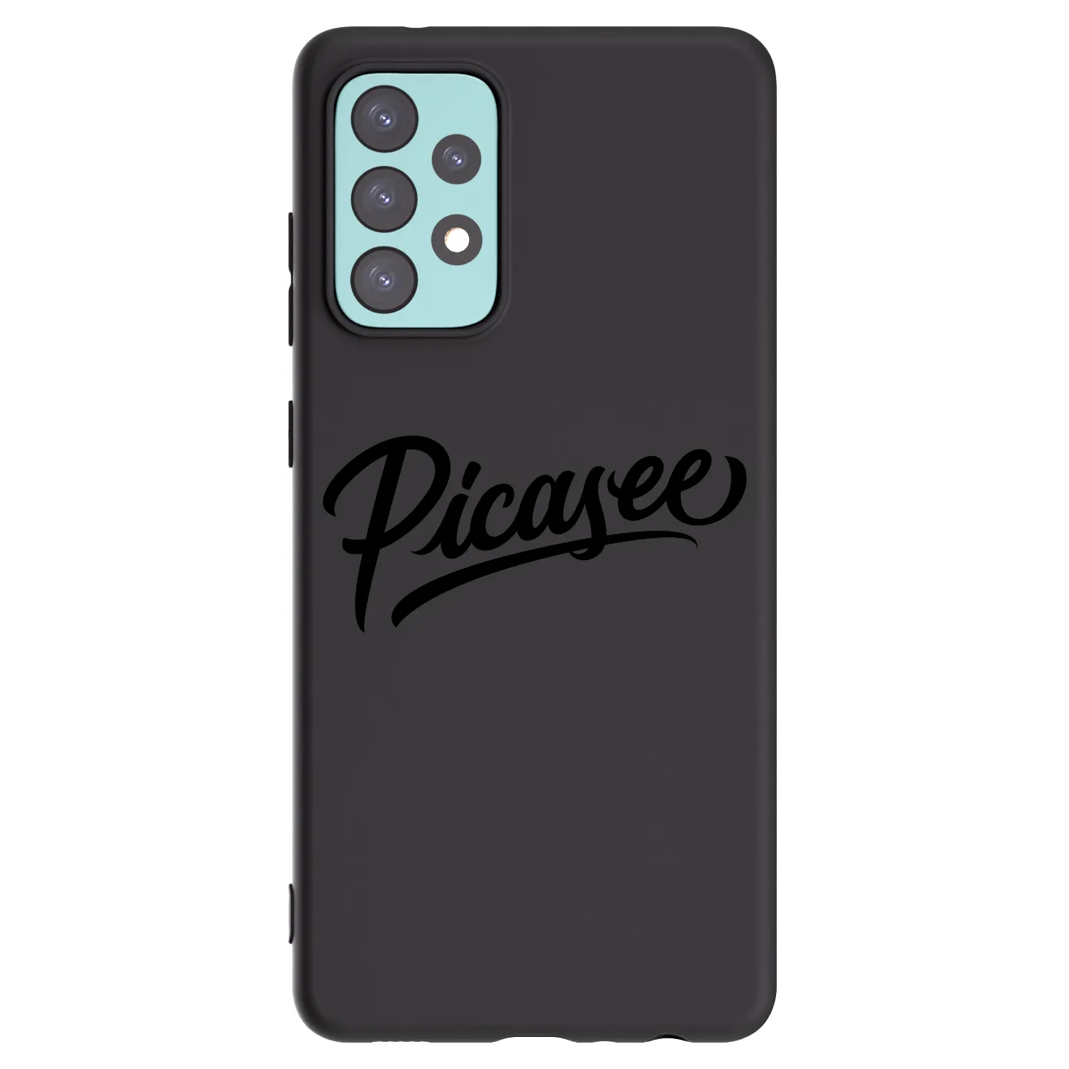 Picasee silikónový čierny obal pre Samsung Galaxy A72 A725F - Picasee - old logo - black
