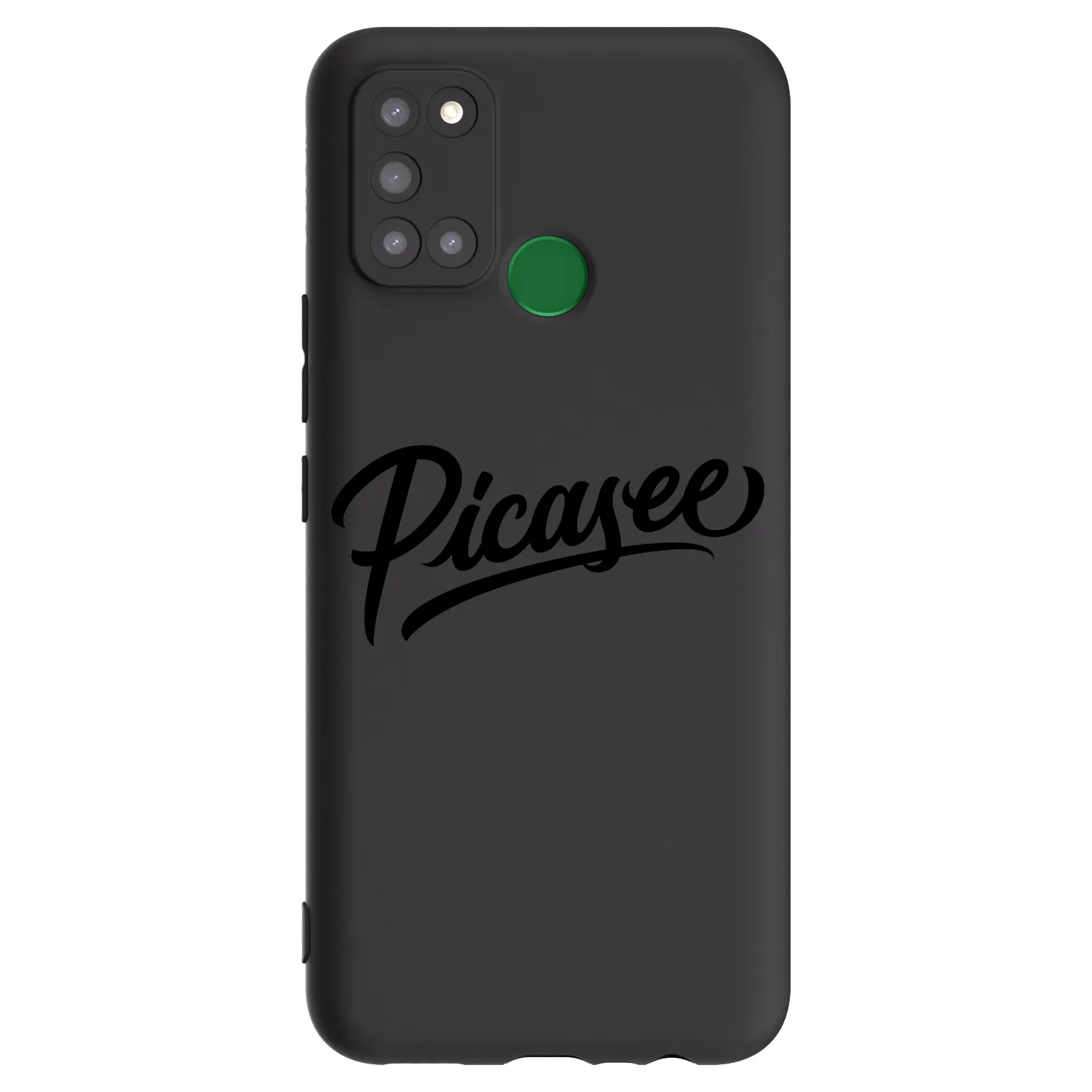 Picasee silikónový čierny obal pre Realme 7i - Picasee - old logo - black