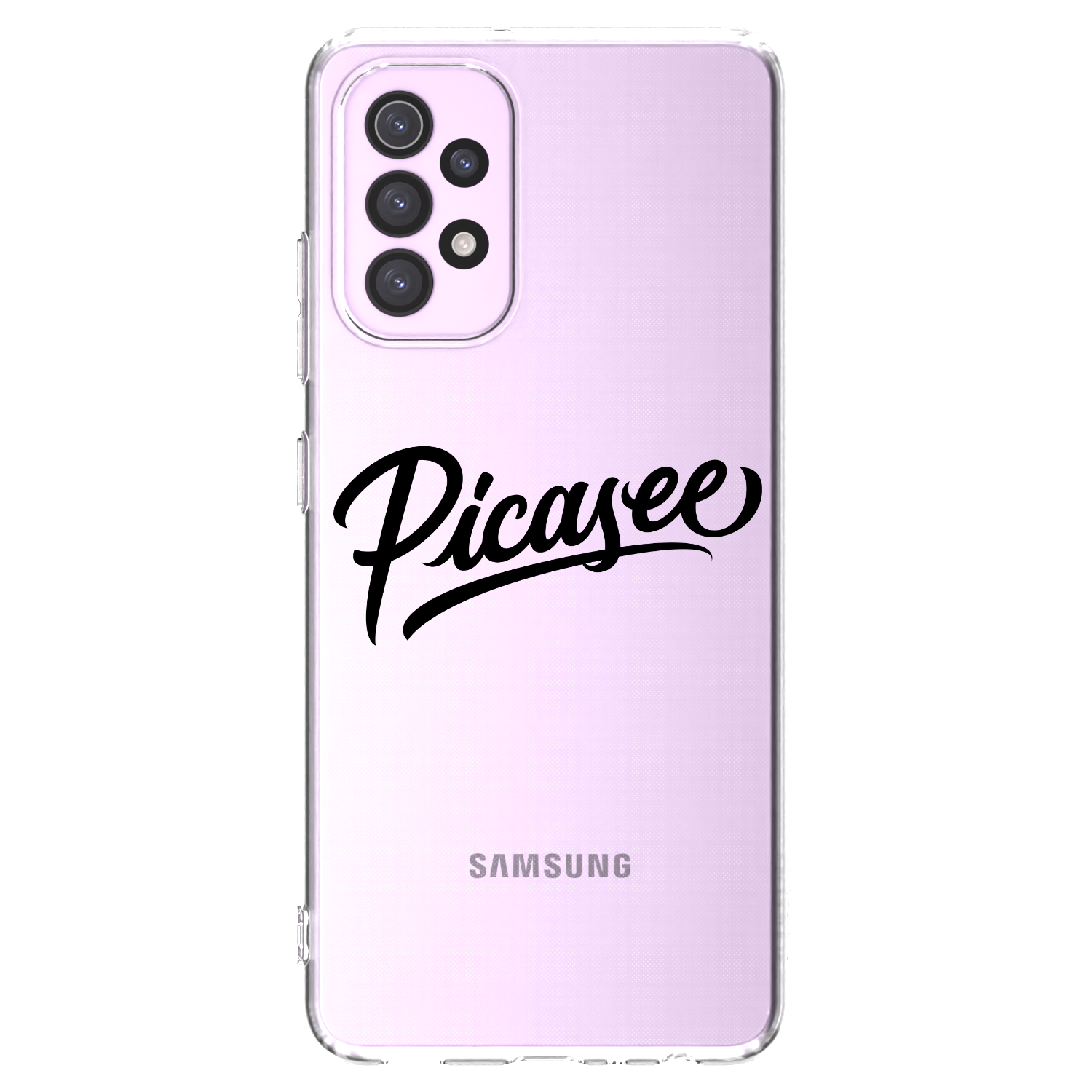 Picasee silikónový prehľadný obal pre Samsung Galaxy A32 5G A326B - Picasee - old logo - black