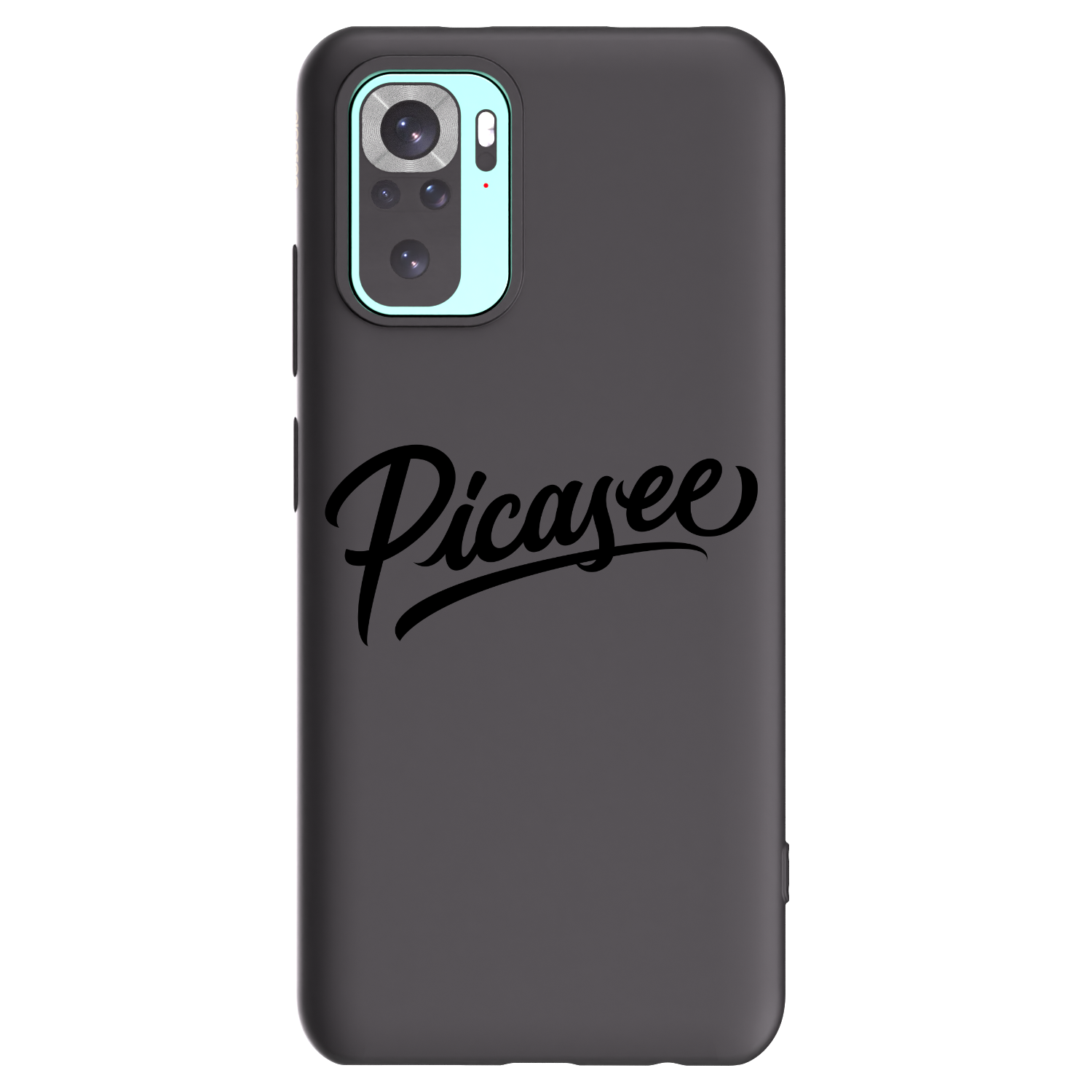 Picasee silikónový čierny obal pre Xiaomi Redmi Note 10 Pro - Picasee - old logo - black