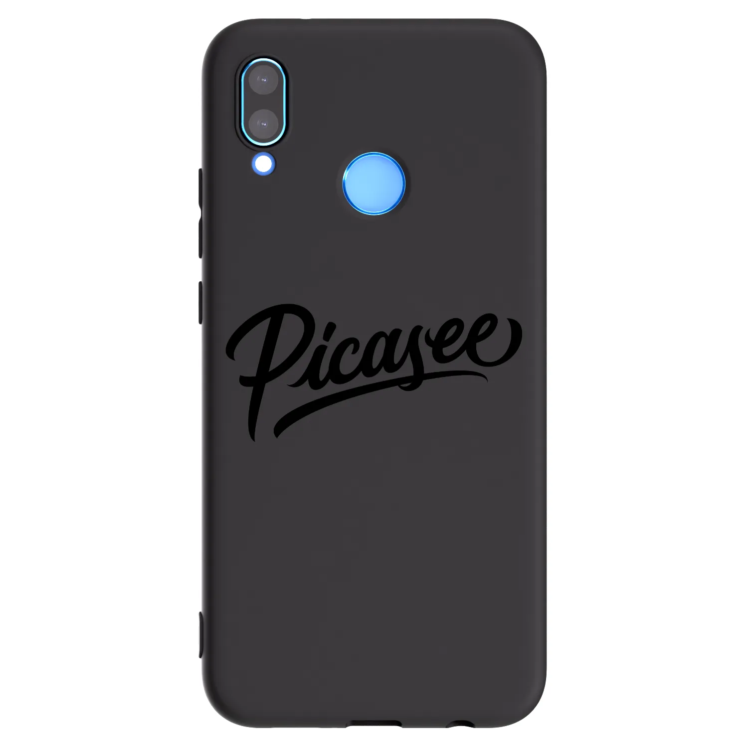 Picasee silikónový čierny obal pre Huawei P20 Lite - Picasee - old logo - black