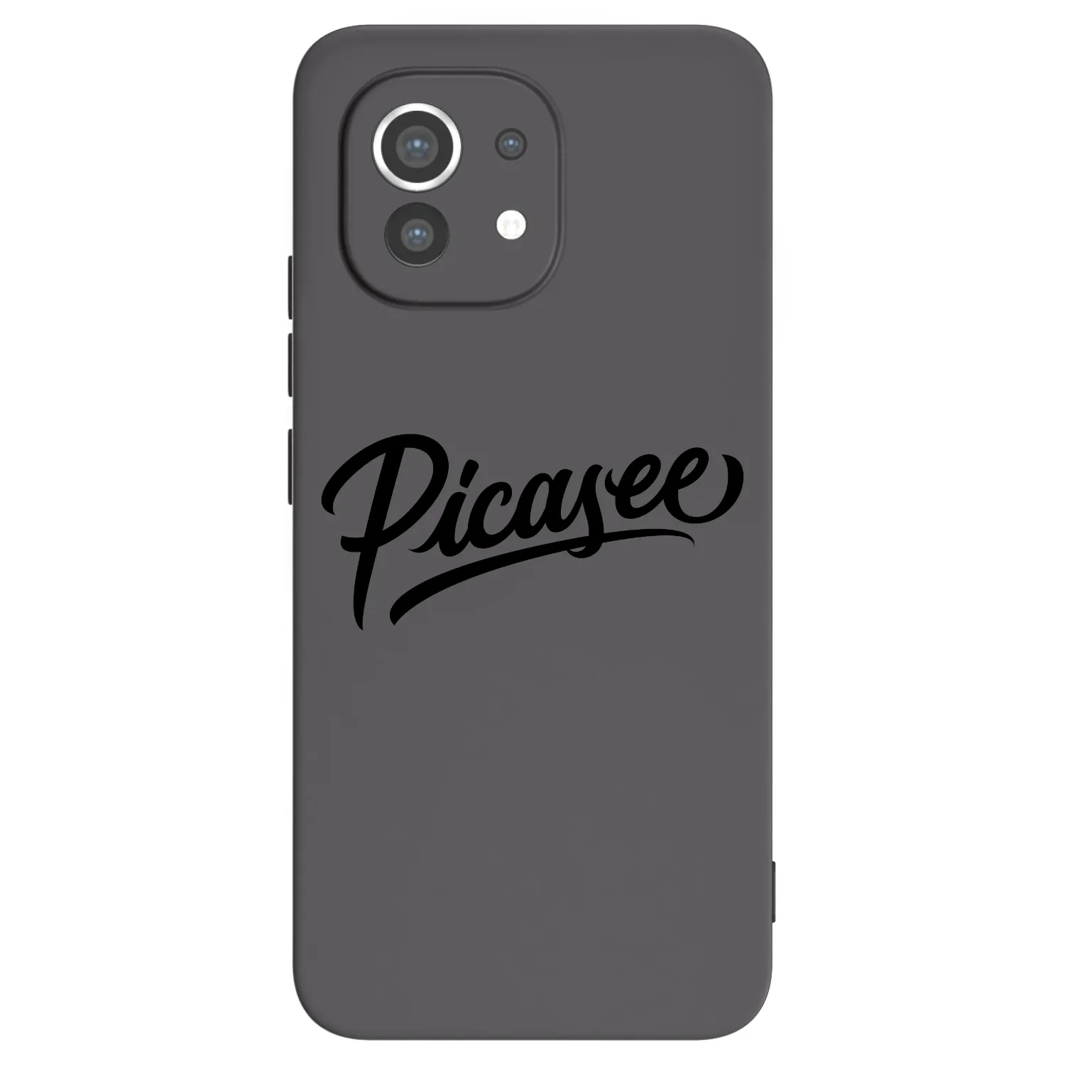 Picasee silikónový čierny obal pre Xiaomi Mi 11 - Picasee - old logo - black