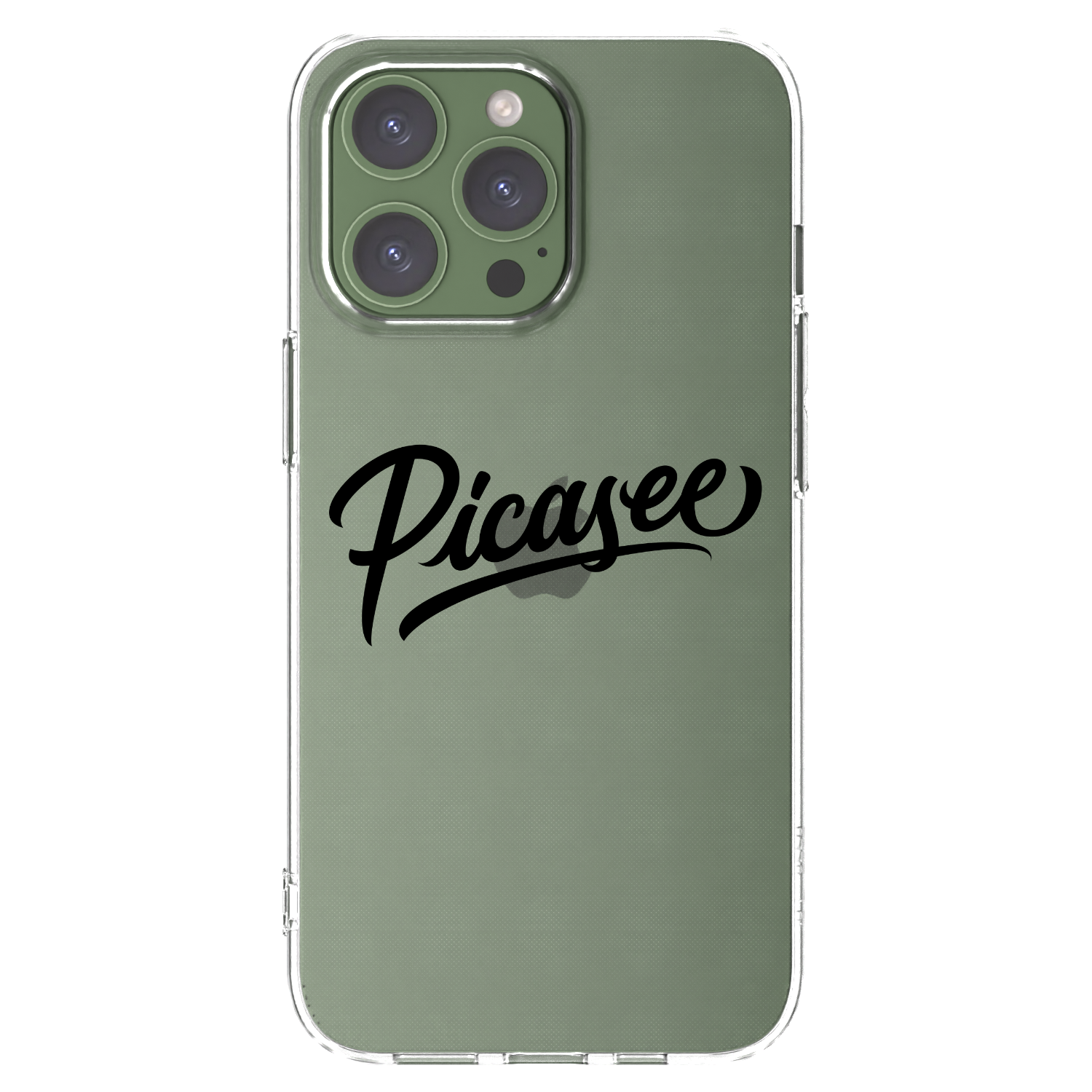 Picasee silikónový prehľadný obal pre Apple iPhone 13 Pro - Picasee - old logo - black