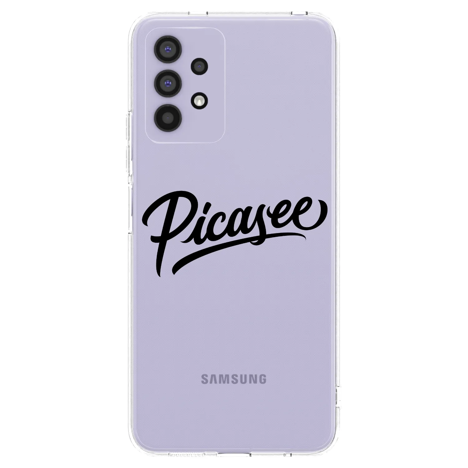 Picasee silikónový prehľadný obal pre Samsung Galaxy A32 4G SM-A325F - Picasee - old logo - black
