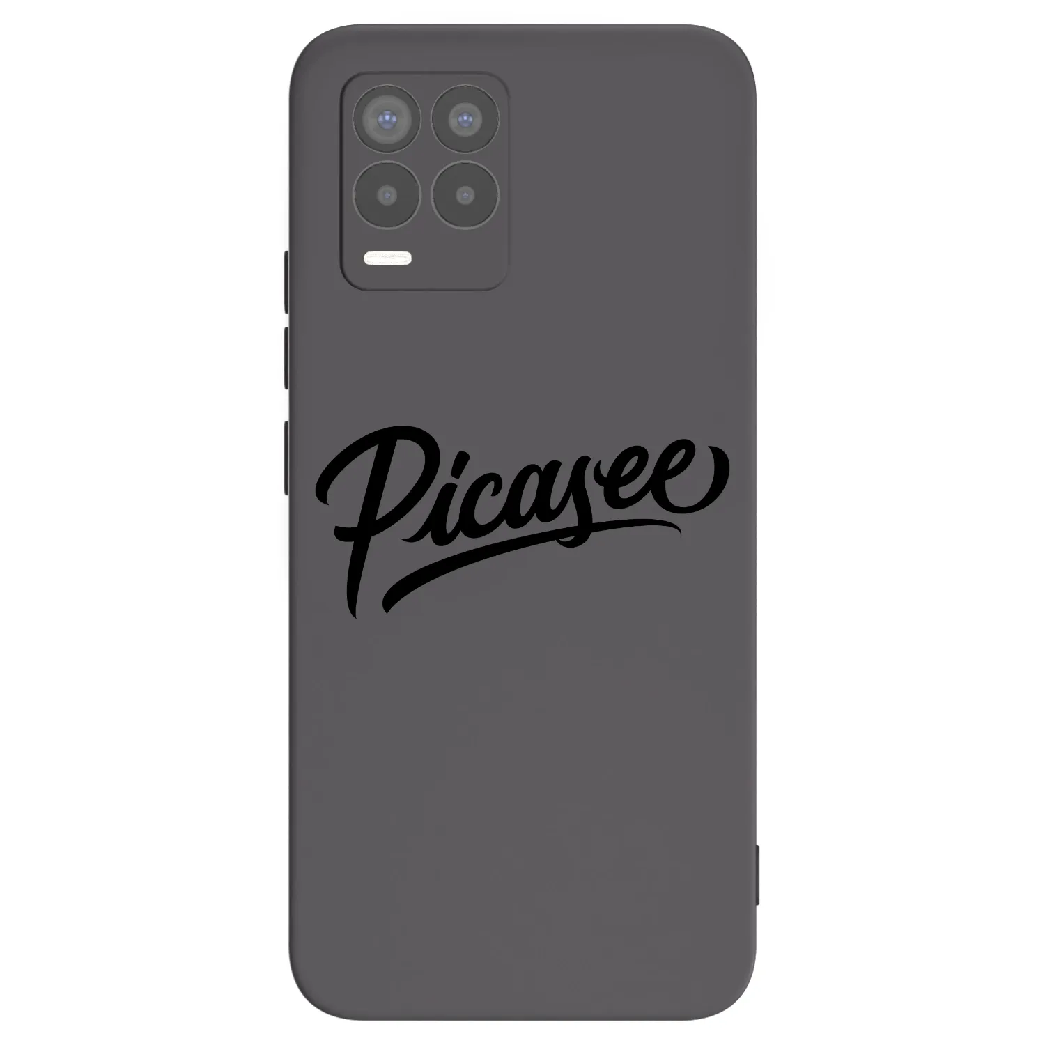 Picasee silikónový čierny obal pre Realme 8 Pro - Picasee - old logo - black