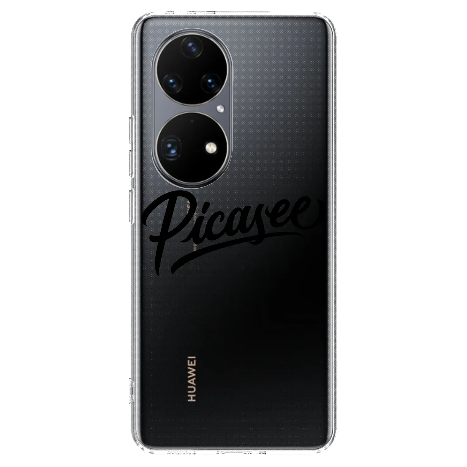 Picasee silikónový prehľadný obal pre Huawei P50 - Picasee - old logo - black