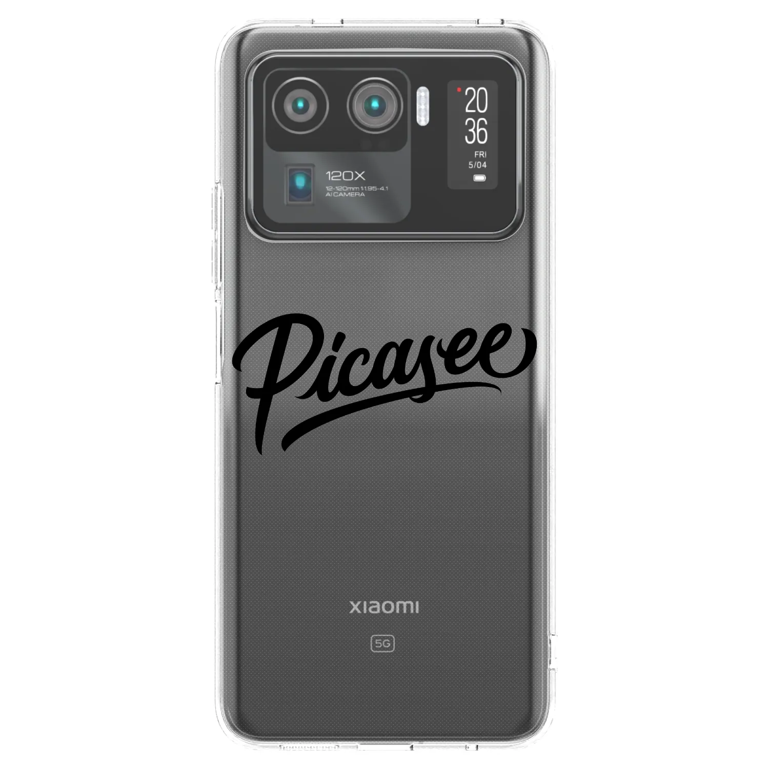 Picasee silikónový prehľadný obal pre Xiaomi Mi 11 Ultra - Picasee - old logo - black