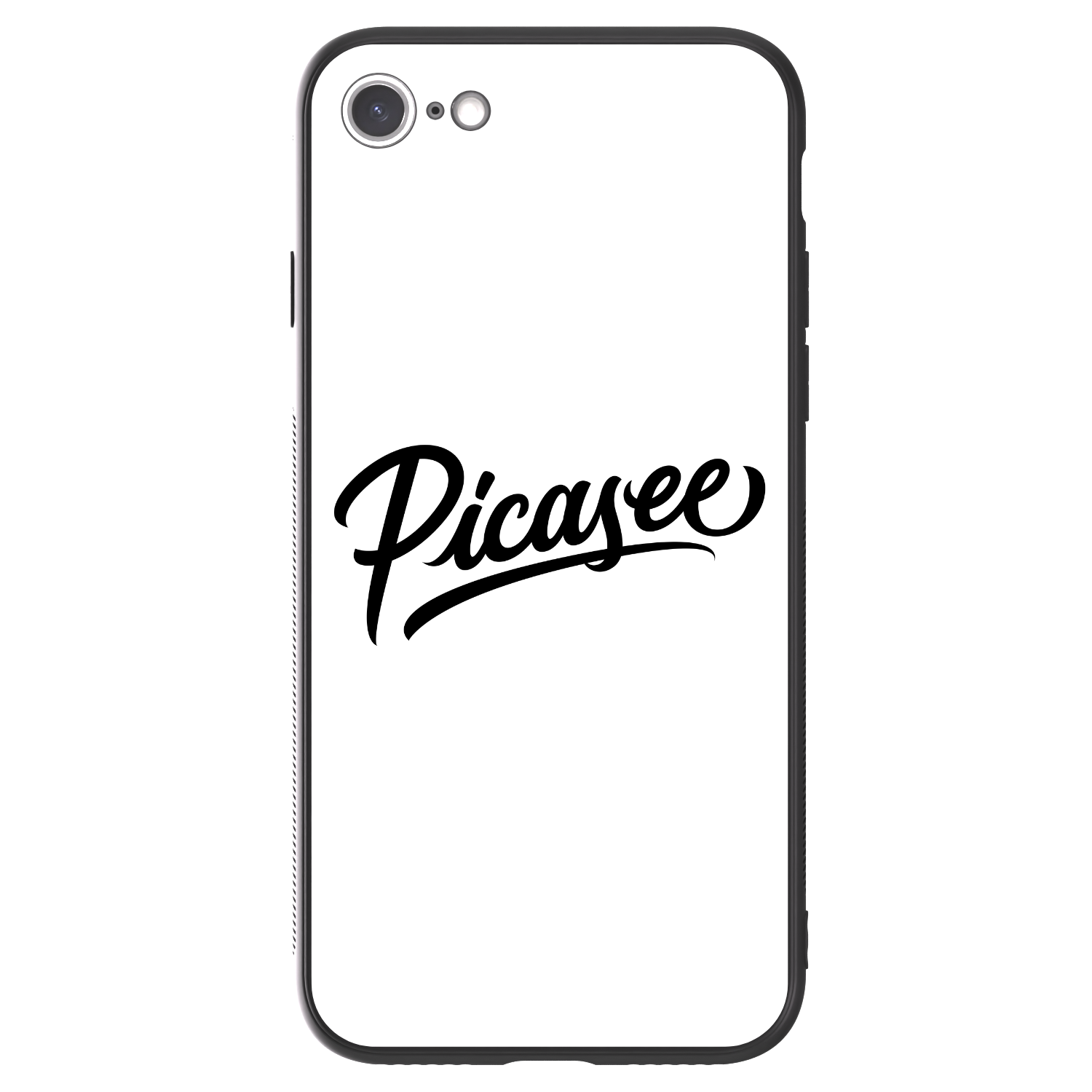 Picasee ULTIMATE CASE pro Apple iPhone SE 2020 - Picasee - old logo - black