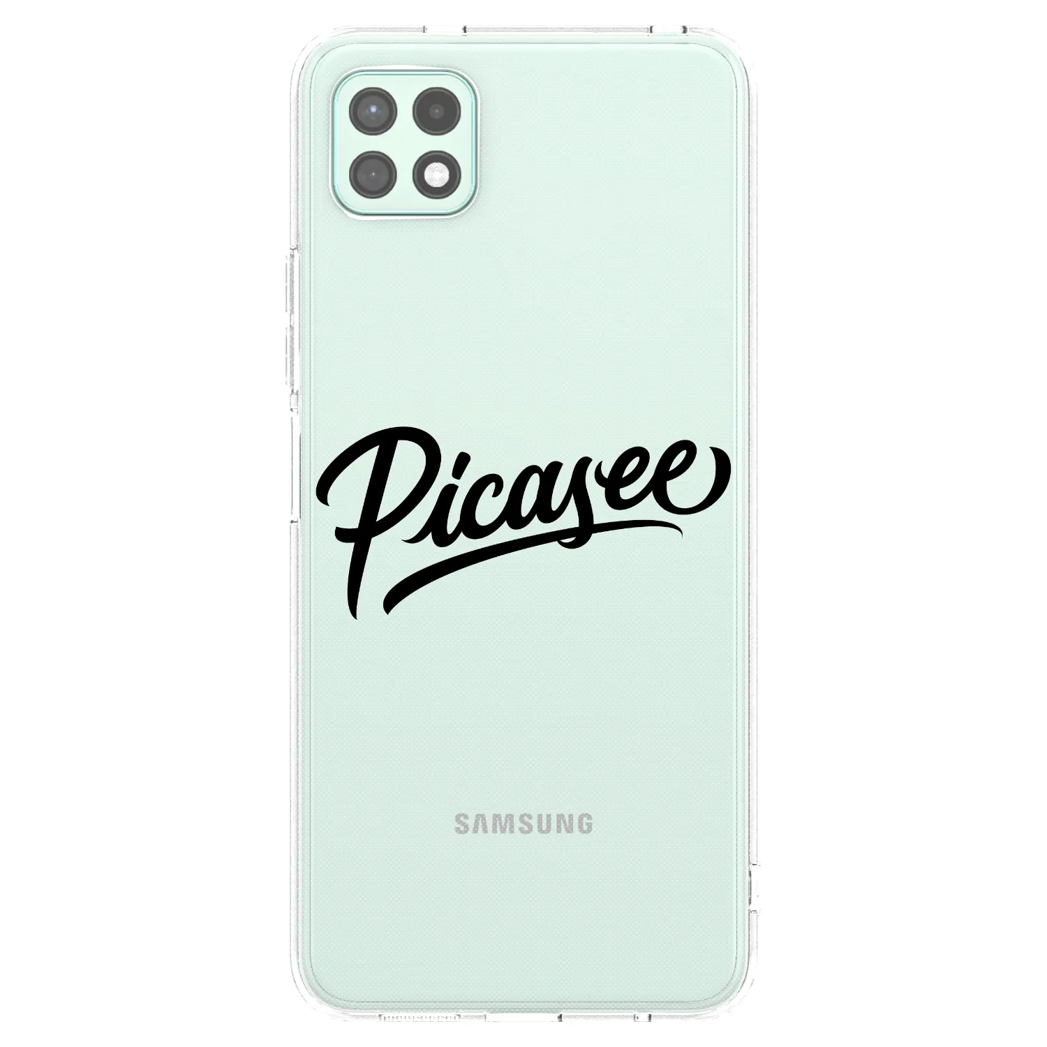 Picasee silikónový prehľadný obal pre Samsung Galaxy A22 A226B 5G - Picasee - old logo - black