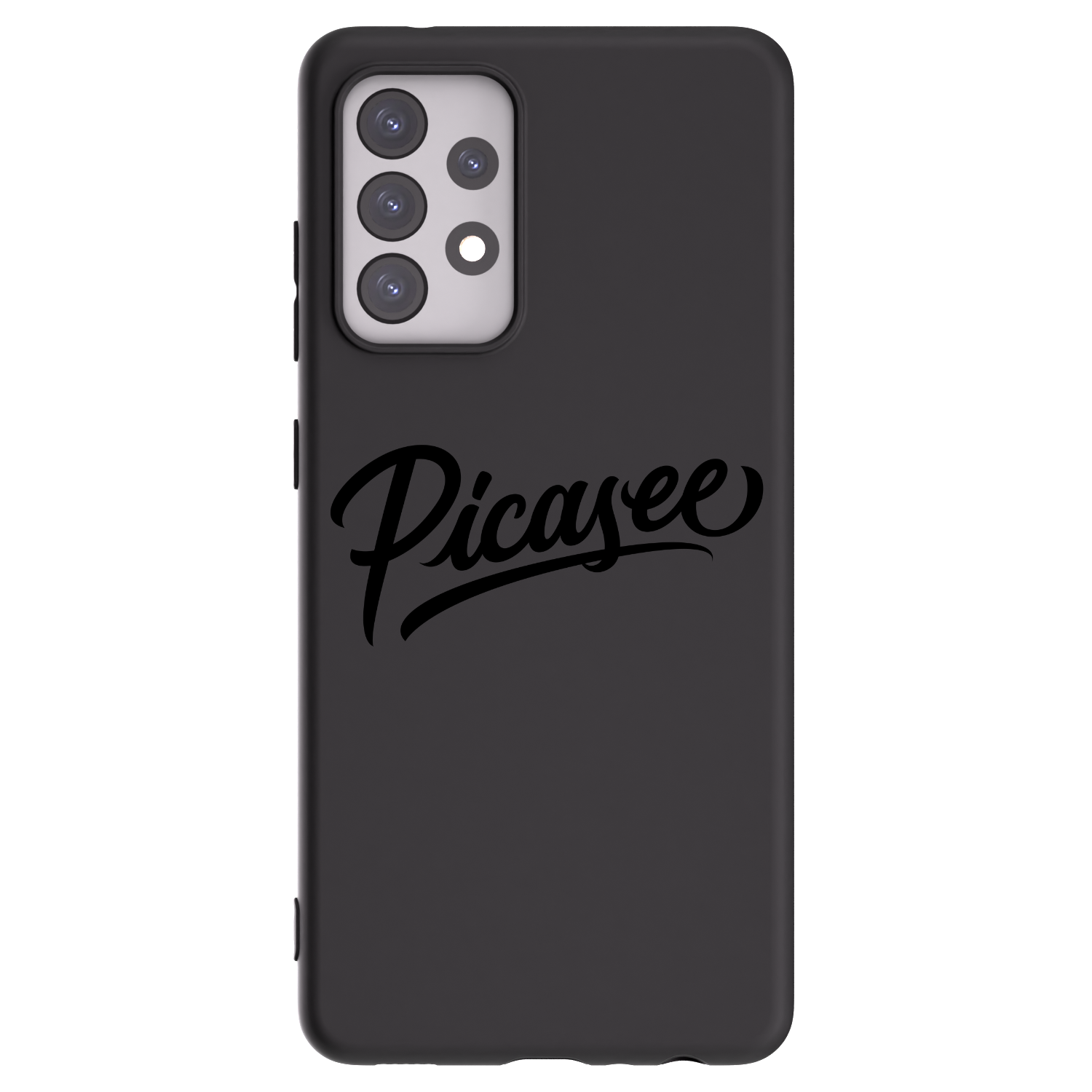 Picasee silikónový čierny obal pre Samsung Galaxy A52s 5G A528B - Picasee - old logo - black