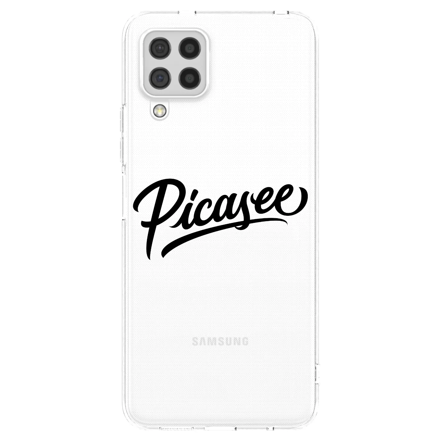 Picasee silikónový prehľadný obal pre Samsung Galaxy A22 A225F 4G - Picasee - old logo - black