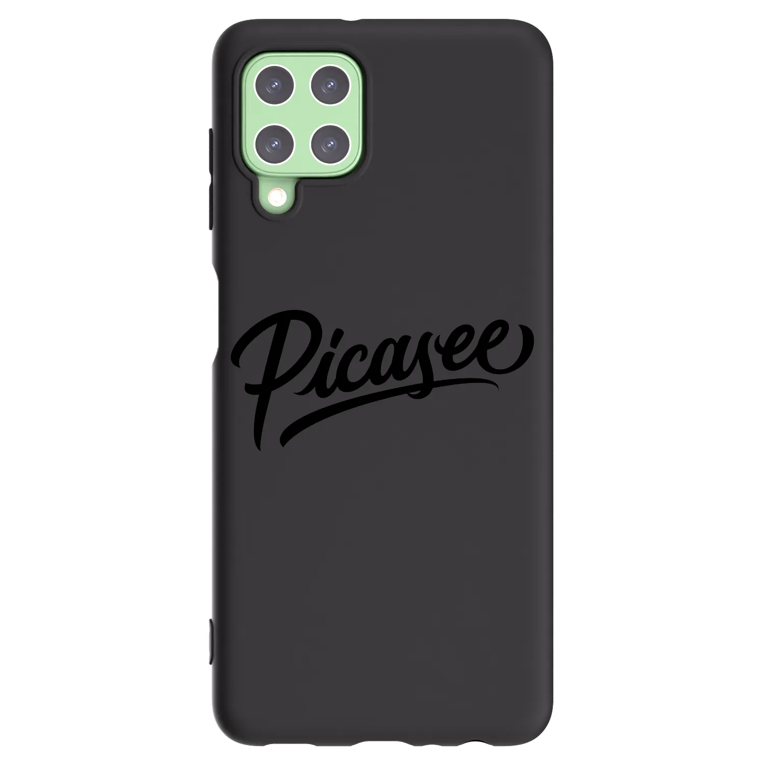 Picasee silikónový čierny obal pre Samsung Galaxy A22 A225F 4G - Picasee - old logo - black