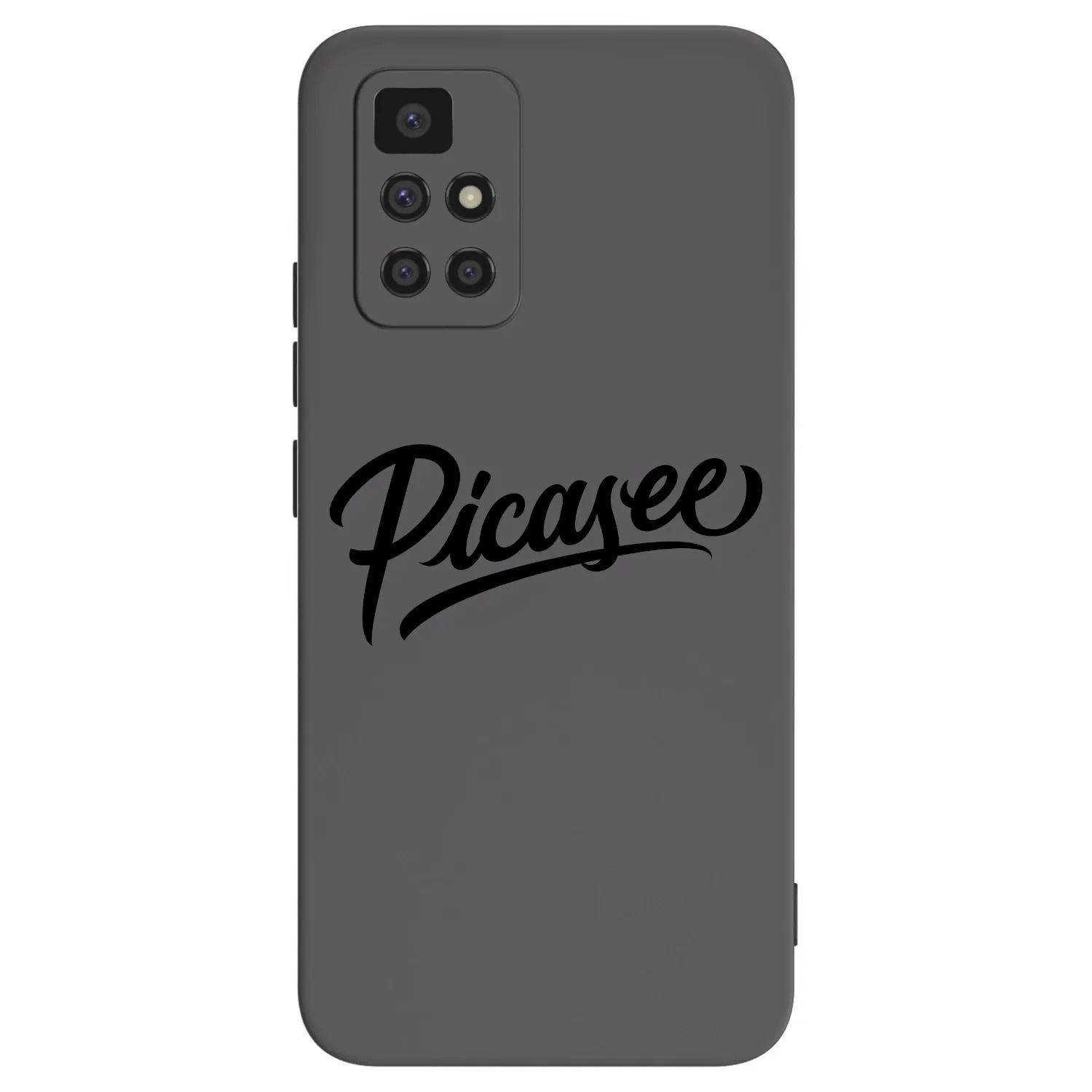 Picasee silikónový čierny obal pre Xiaomi Redmi 10 - Picasee - old logo - black