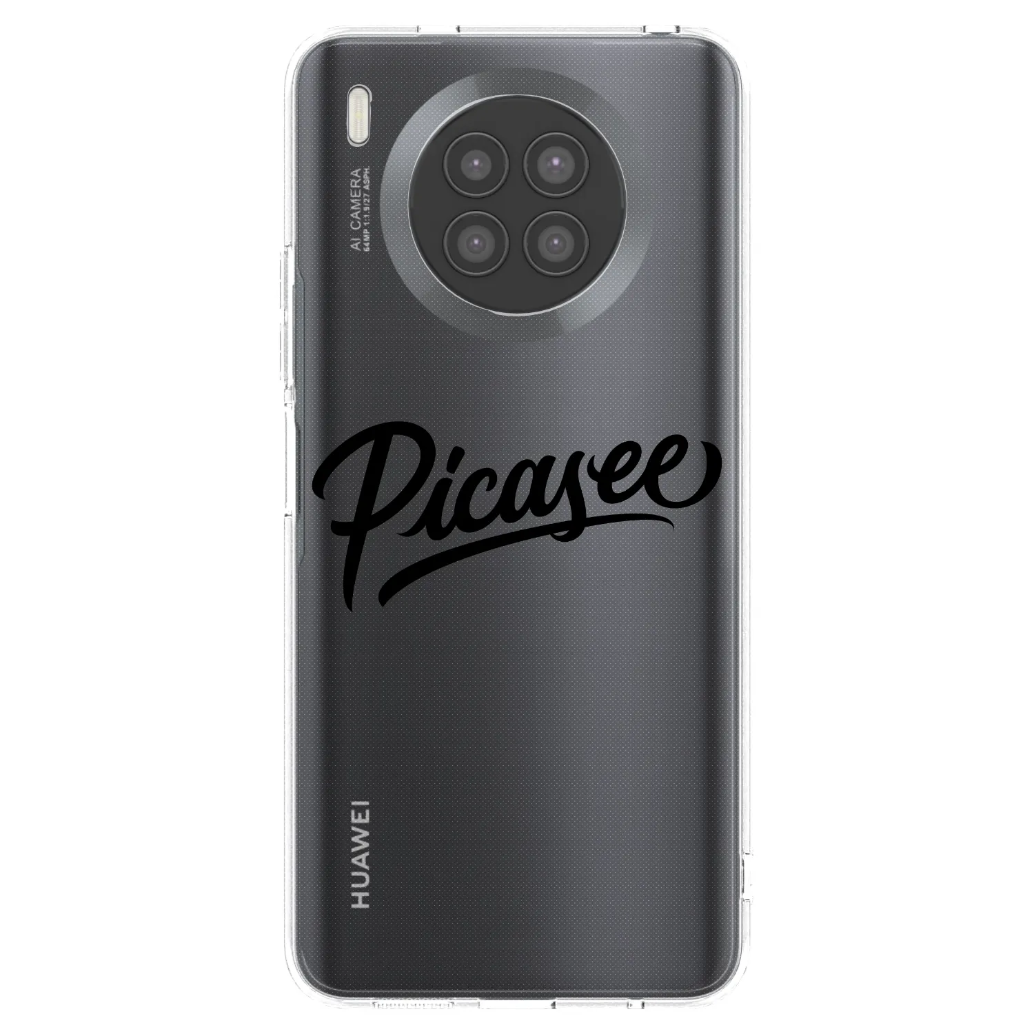 Picasee silikónový prehľadný obal pre Huawei Nova 8i - Picasee - old logo - black