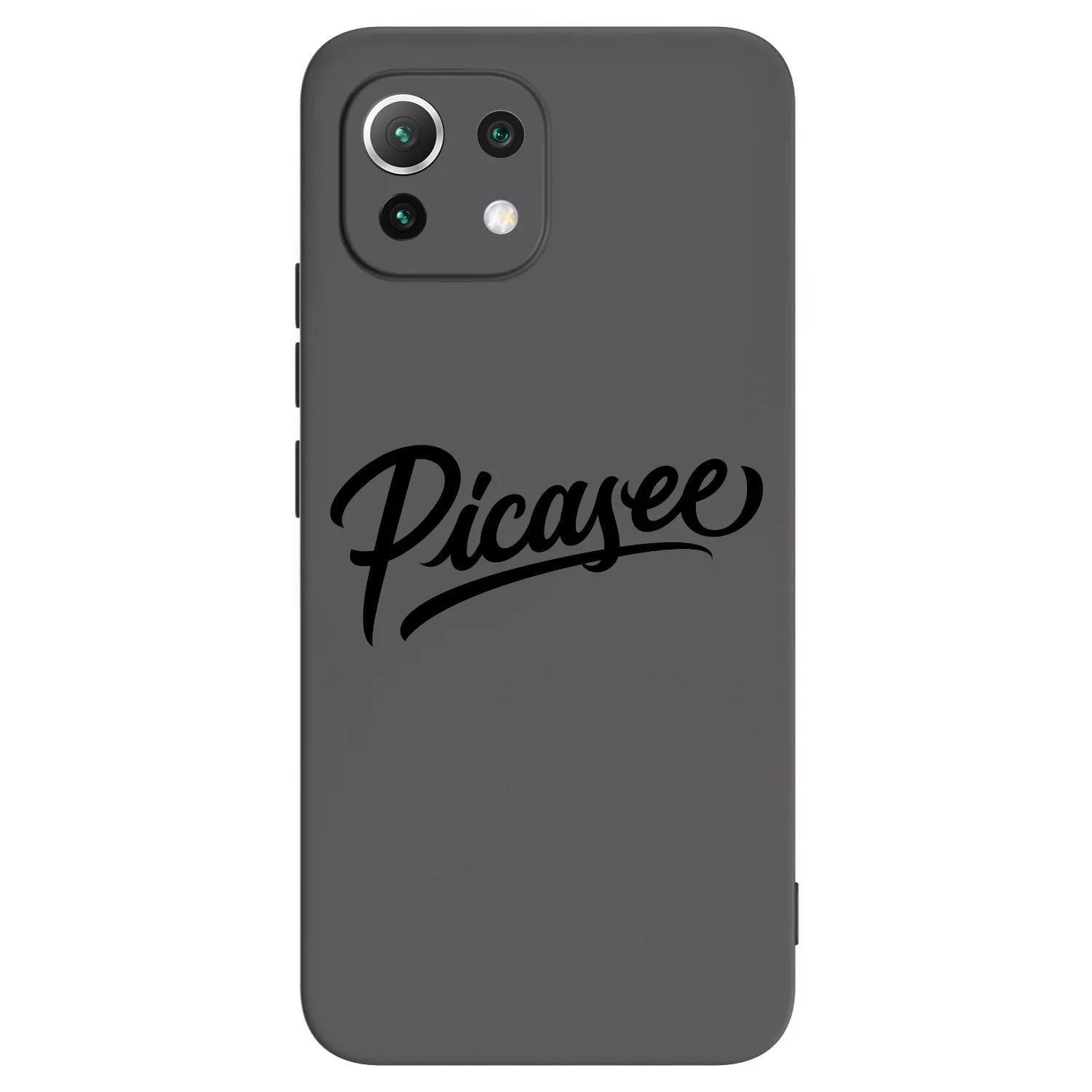 Picasee silikónový čierny obal pre Xiaomi 11 Lite 5G NE - Picasee - old logo - black