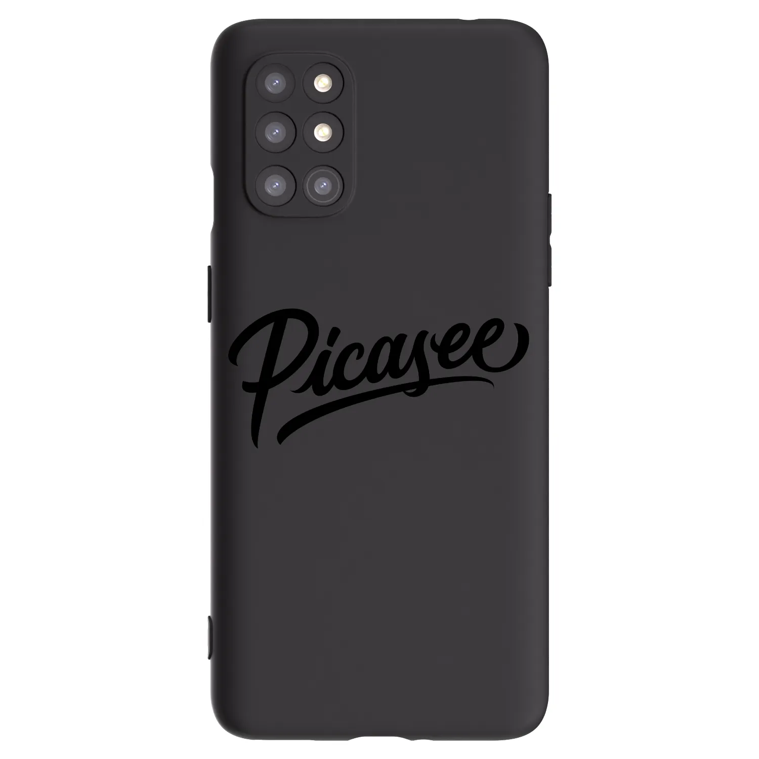 Picasee silikónový čierny obal pre OnePlus 8T - Picasee - old logo - black