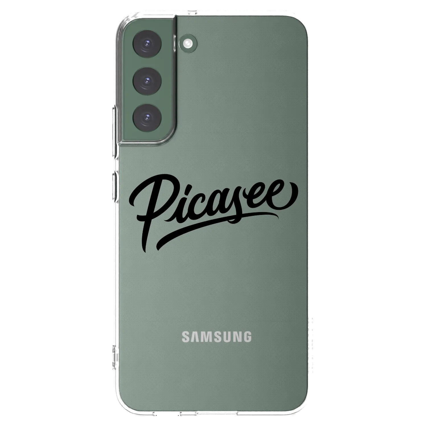 Picasee silikónový prehľadný obal pre Samsung Galaxy S22+ 5G - Picasee - old logo - black