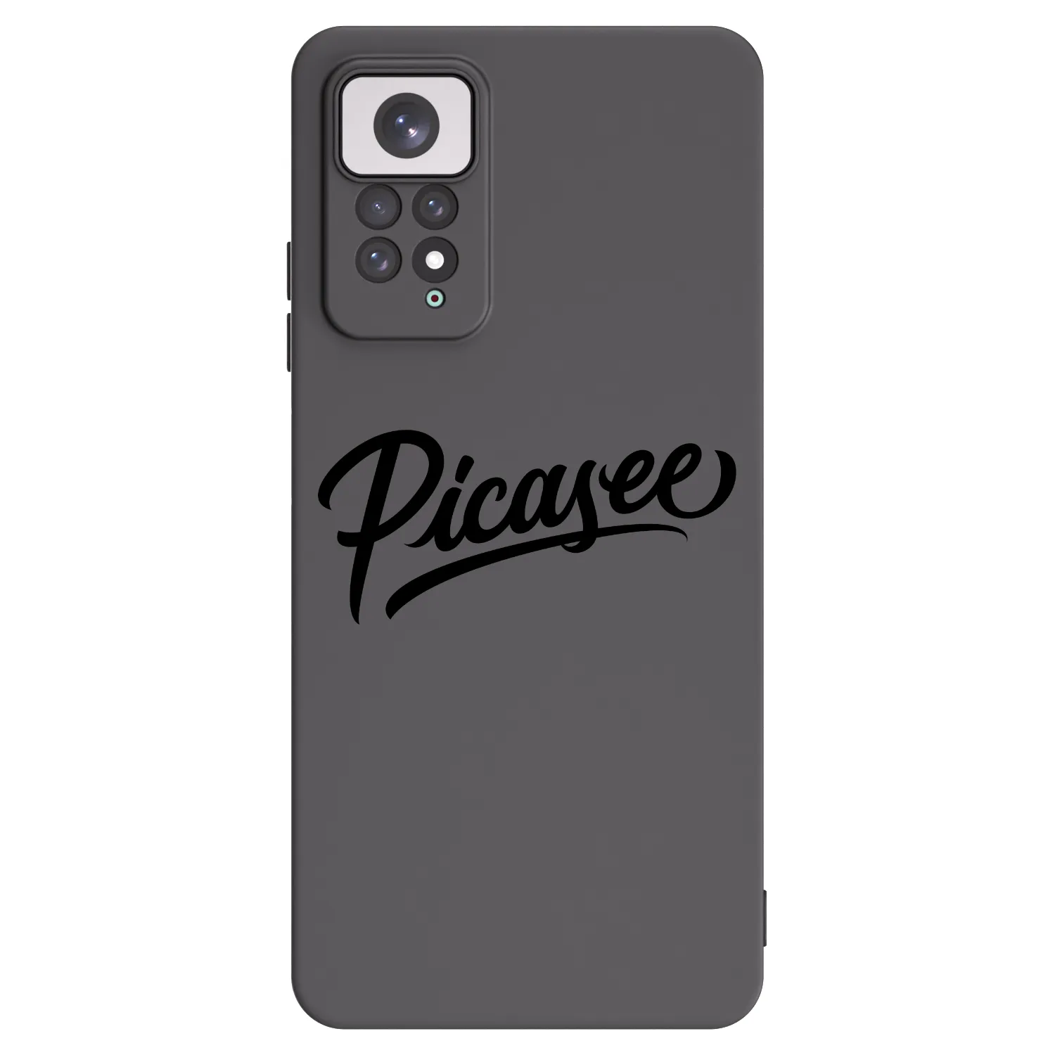Picasee silikónový čierny obal pre Xiaomi Redmi Note 11 - Picasee - old logo - black