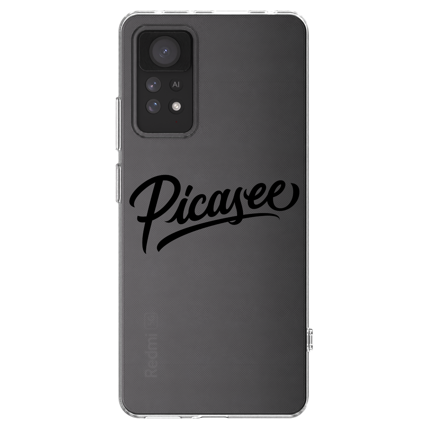 Picasee silikónový prehľadný obal pre Xiaomi Redmi Note 11 Pro 5G - Picasee - old logo - black