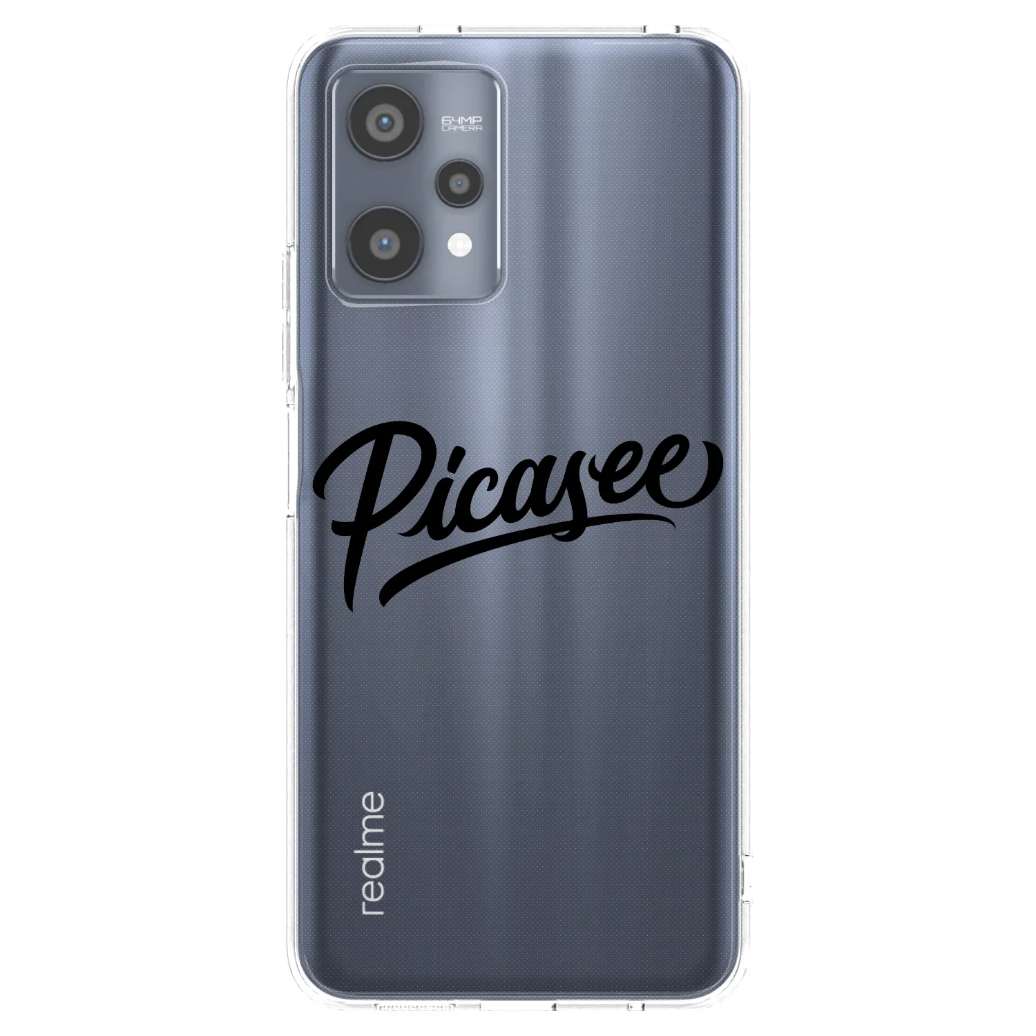 Picasee silikónový prehľadný obal pre Realme 9 Pro 5G - Picasee - old logo - black