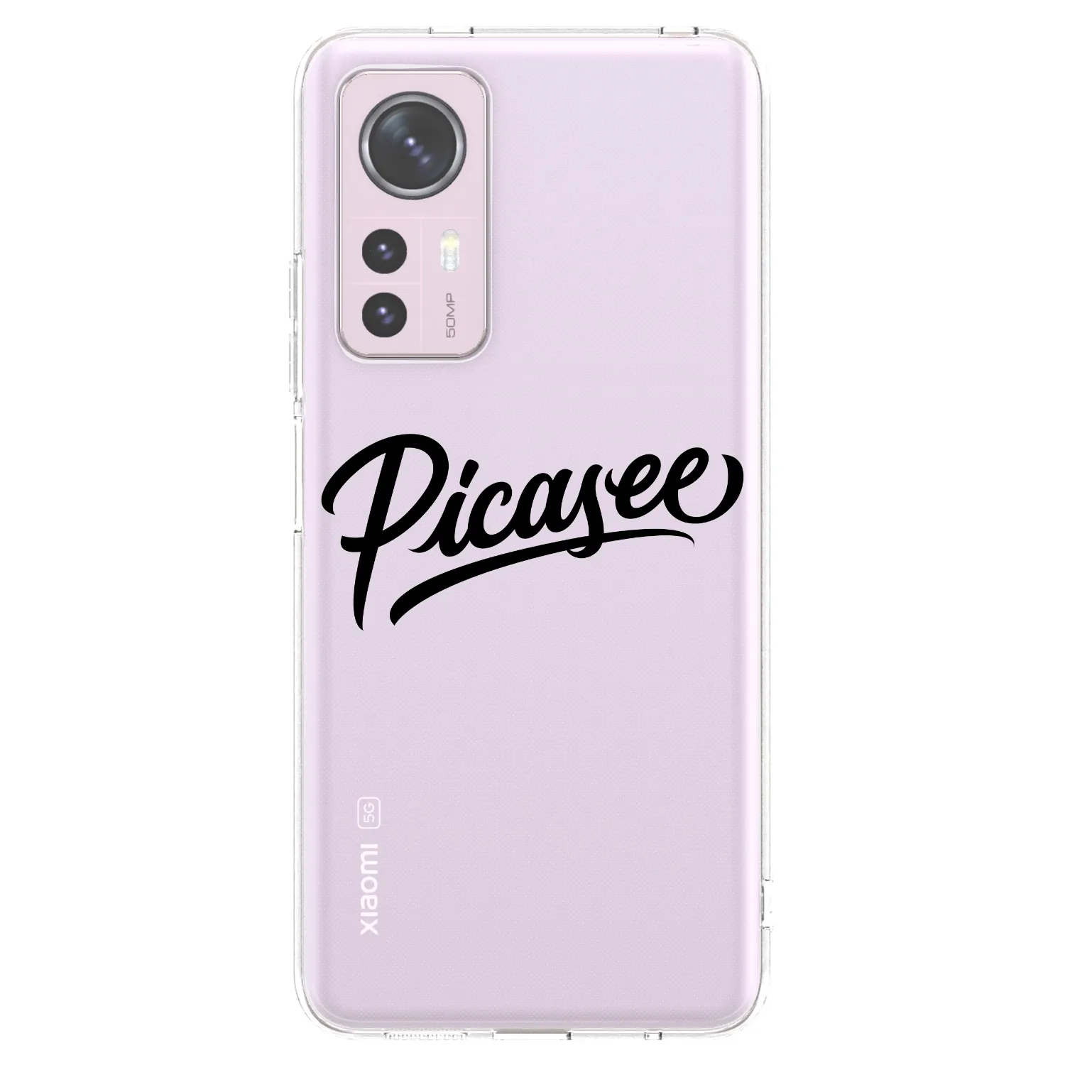 Picasee silikónový prehľadný obal pre Xiaomi 12 - Picasee - old logo - black