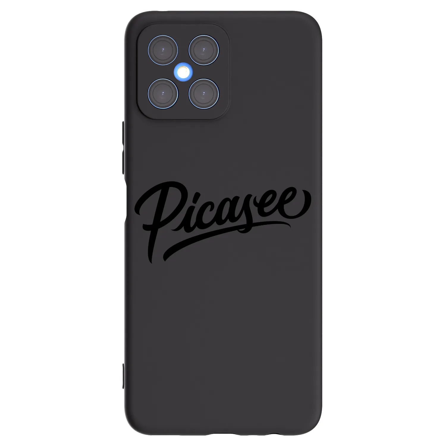 Picasee silikónový čierny obal pre Honor X8 4G - Picasee - old logo - black